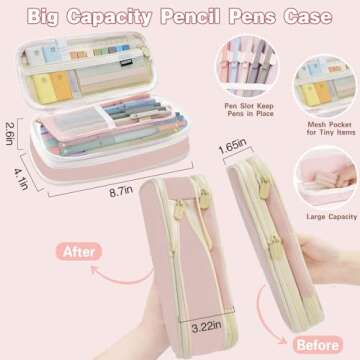 HRFGWDD 52 PCS Aesthetic School Supplies Kit