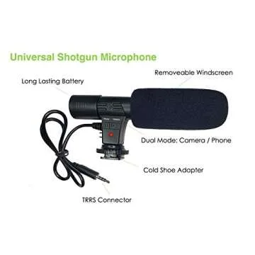 DigiPower Essentials 5PC Video Blogging Kit…, Black, Medium (DPS-VLG5)