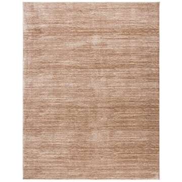 SAFAVIEH Vision Collection Area Rug - 8' x 10', Light Brown, Modern Ombre Tonal Chic Design, Non-Shedding & Easy Care, Ideal for High Traffic Areas in Living Room, Bedroom (VSN606C)
