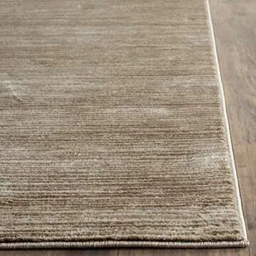 SAFAVIEH Vision Collection Area Rug - 8' x 10', Light Brown, Modern Ombre Tonal Chic Design, Non-Shedding & Easy Care, Ideal for High Traffic Areas in Living Room, Bedroom (VSN606C)