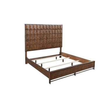 Origins by Alpine Classic Nightstand, Natural Grey