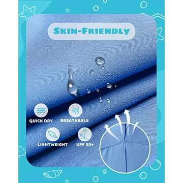 maamgic Boys Swim Trunks with Compression Liner Toddler Stretch Swim Shorts Quick Dry Swimming Trunks Boxer Brief 2 in 1 Beach Shorts Grey Blue Pink 10/12