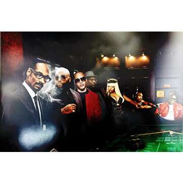 777 Tri-Seven Entertainment Rap Music Artists Poster Rappers Hip Hop Legends Wall Art Photo Print, 2...