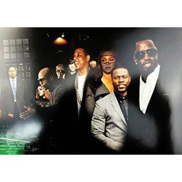 777 Tri-Seven Entertainment Rap Music Artists Poster Rappers Hip Hop Legends Wall Art Photo Print, 24" x 18", Multicolor