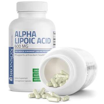 Bronson Alpha Lipoic Acid 600 MG - Antioxidant Support