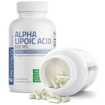 Bronson Alpha Lipoic Acid 600 MG - Antioxidant Support