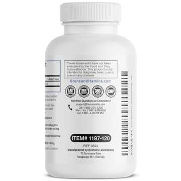 Bronson Alpha Lipoic Acid 600 MG - Antioxidant Support