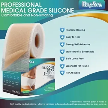 Professional Silicone Scar Sheets for Effective Scar Healing