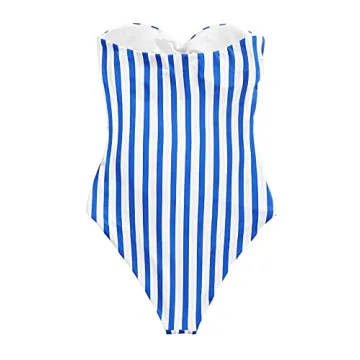 Stylish SweatyRocks Bandeau One Piece Swimsuit for Women