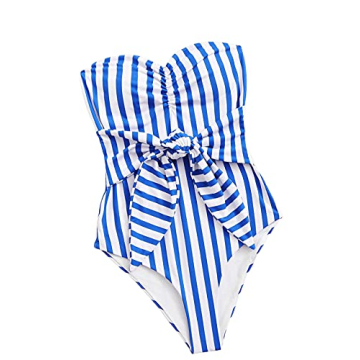 Stylish SweatyRocks Bandeau One Piece Swimsuit for Women