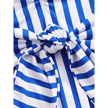 Stylish SweatyRocks Bandeau One Piece Swimsuit for Women