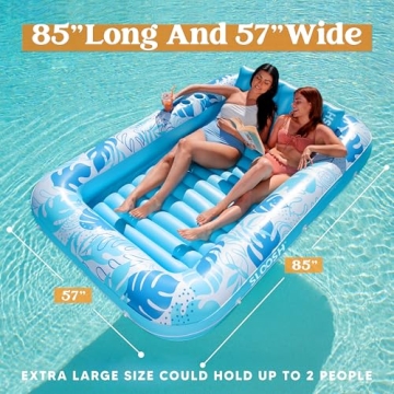 Sloosh Inflatable Tanning Float XL - Perfect Summer Lounger