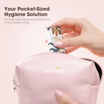 Ourmed Life Compressed Camping Face Towels - Biodegradable & Travel-Ready