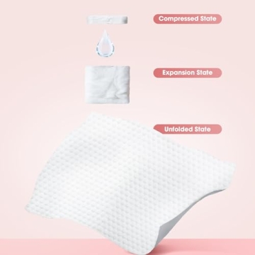 Ourmed Life Compressed Camping Face Towels - Biodegradable & Travel-Ready