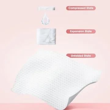 Ourmed Life Compressed Camping Face Towels - Biodegradable & Travel-Ready