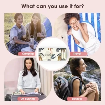 Ourmed Life Compressed Camping Face Towels - Biodegradable & Travel-Ready