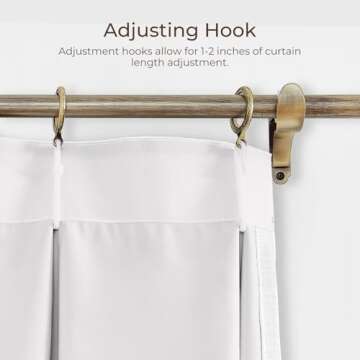 Elegant TWOPAGES Faux Linen Blackout Curtain Panel