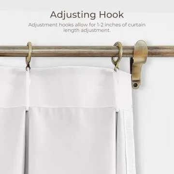 Elegant TWOPAGES Faux Linen Blackout Curtain Panel