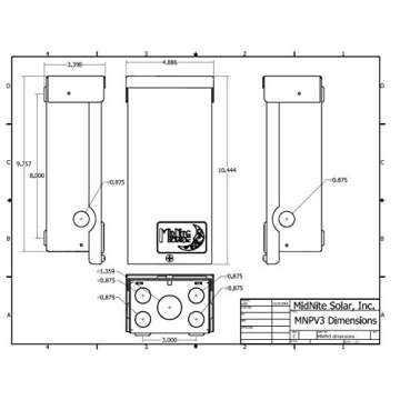 SoldonSUN MNPV3 Solar Photovoltaic Combiner Enclosure