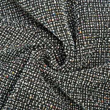 Women's Elegant Cap Sleeve Dress Tweed Plaid HIPS-Wrapped Pencil Dress for Work