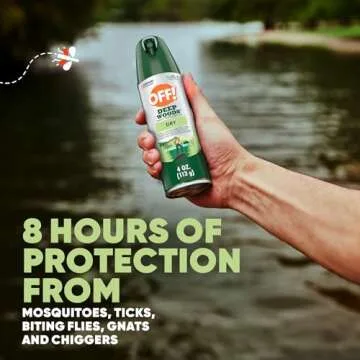 OFF! Deep Woods Insect Repellent Aerosol, Dry, Non-Greasy Formula, Bug Spray with Long Lasting Prote...