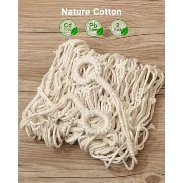 iKeelo 2 Pack Stuffed Animal Storage Hammock Net, Nursery Hanging Organizer for Teddy Bears and Plush Toys, Large Corner Stuffy Holder for Kids Bedroom and Playroom