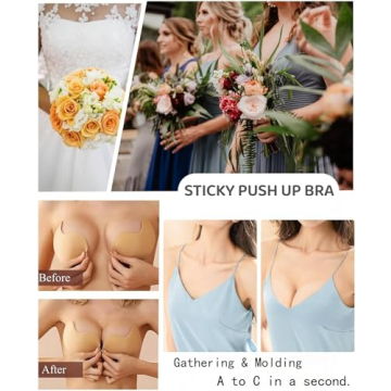 Super Sticky Invisible Push Up Self Adhesive Bra
