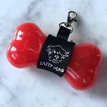 Tatty Head Dog Treat Dispenser and Training Aid (Individual, Bright Red)