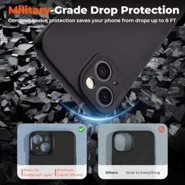 SUPFINE iPhone 13 Case - Premium Liquid Silicone Style Protection