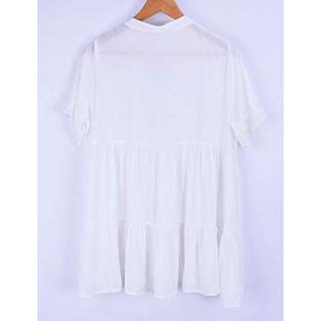 Bsubseach Stylish White Beach Cover Up for Women