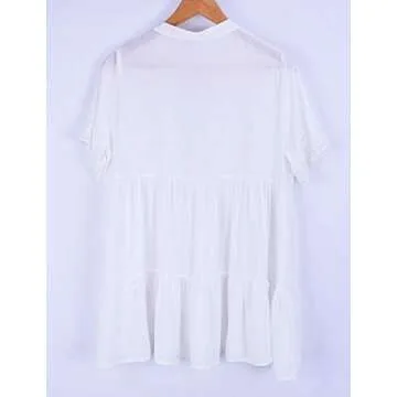 Bsubseach Stylish White Beach Cover Up for Women