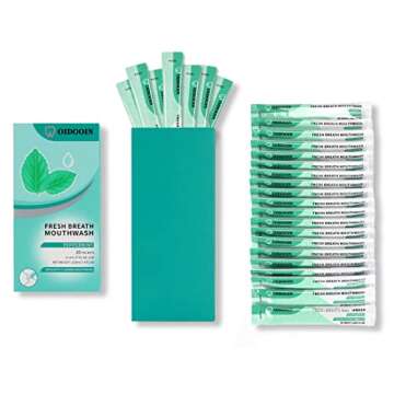 Travel Size Mouthwash Individual Mini Mouthwash for Fresh Breath,for After Meals, Hotels Portable Tr...