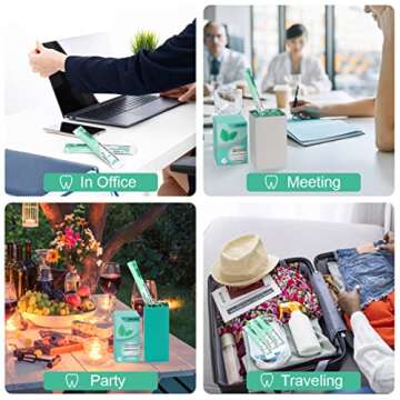 Travel Size Mouthwash Individual Mini Mouthwash for Fresh Breath,for After Meals, Hotels Portable Travel Mouthwash Bulk (Pack of 20)