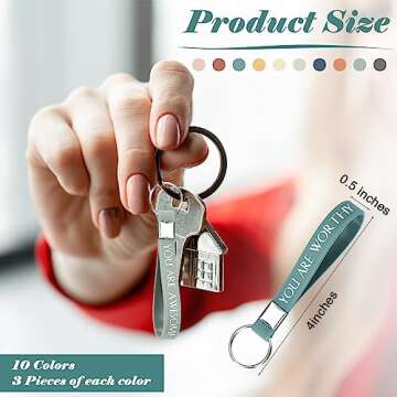 Inspirational Quote Keychains 30 Pcs Motivational Gifts