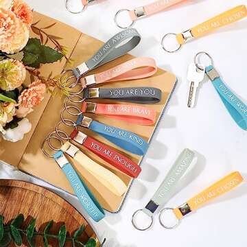 Inspirational Quote Keychains 30 Pcs Motivational Gifts