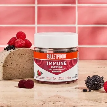 Bulletproof Sugar-Free Raspberry Elderberry Gummies for Immunity