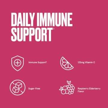 Bulletproof Sugar-Free Raspberry Elderberry Gummies for Immunity