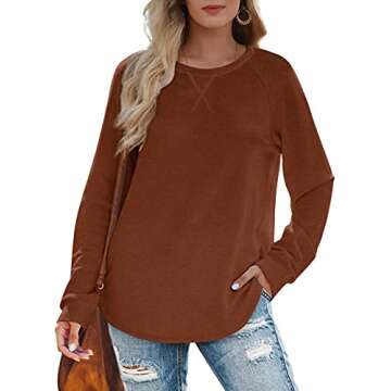 XIEERDUO Women's Casual Long Sleeve Shirt for Autumn Fashion