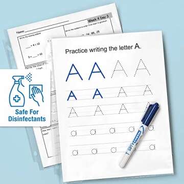 Avery Clear Laminating Sheets, 9" x 12", Permanent Self-Adhesive, 10 Sheets (73603)