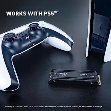 Crucial P5 Plus 1TB SSD for PS5 - 6600MB/s Performance