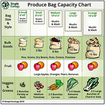 Eco-friendly Reusable Grocery Produce Bags - 3 Pack