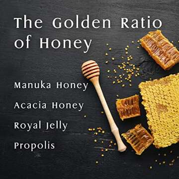 &honey Shampoo & Conditioner Set Organic Hair and Scalp Care for Intense Cleansing and Hydration - Moisture-Enhancing Wash and Protection - Ideal for Straight, Curly, Curl, Kinky, Frizzy, Treated, Col