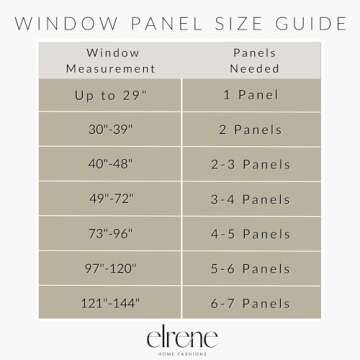 Elrene Home Fashions All Seasons Energy Efficient Room Darkening Rod Pocket Window Panel, 52" x 84" (1), Ivory