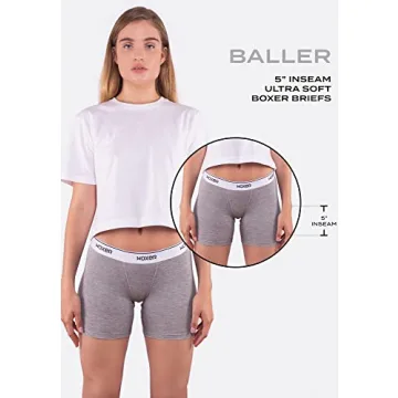 Woxer Women's Boxers - Breathable Comfortable Boy Shorts Underwear
