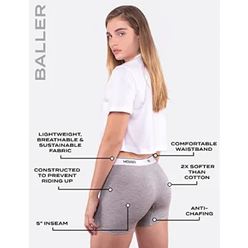 Woxer Women's Boxers - Breathable Comfortable Boy Shorts Underwear