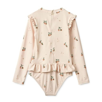 LDIOIF Toddler Girls Long Sleeve Swimsuit UPF 50+