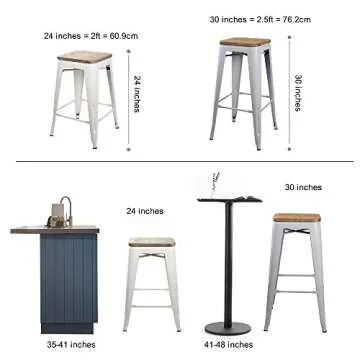 Stylish GIA Toolix 24-Inch Counter-Height Stools