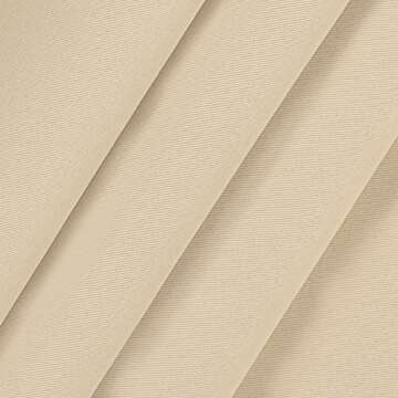 ECLIPSE Bradford Waterproof Blackout Thermal Insulated Grommet Outdoor Curtain for Patio or Porch (1 Panel), 52 in x 84 in, Linen