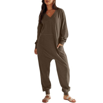Stylish ANRABESS Women’s Jumpsuit - Comfort Meets Chic for Fall 2024