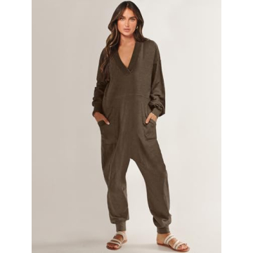 ANRABESS Women's Jumpsuit - Chic & Comfy Fall Outfit